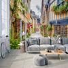 3d City Photo Wallpaper Street Landscape Mural Restaurant Cafe Living Room Tv Backdrop Wall Painting