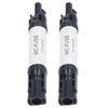 Set 2 Seturi Conectori PV Solari IP68 Impermeabil Anti UV 1000V Solar Conector cu Siguranță Încorporată pentru Solar