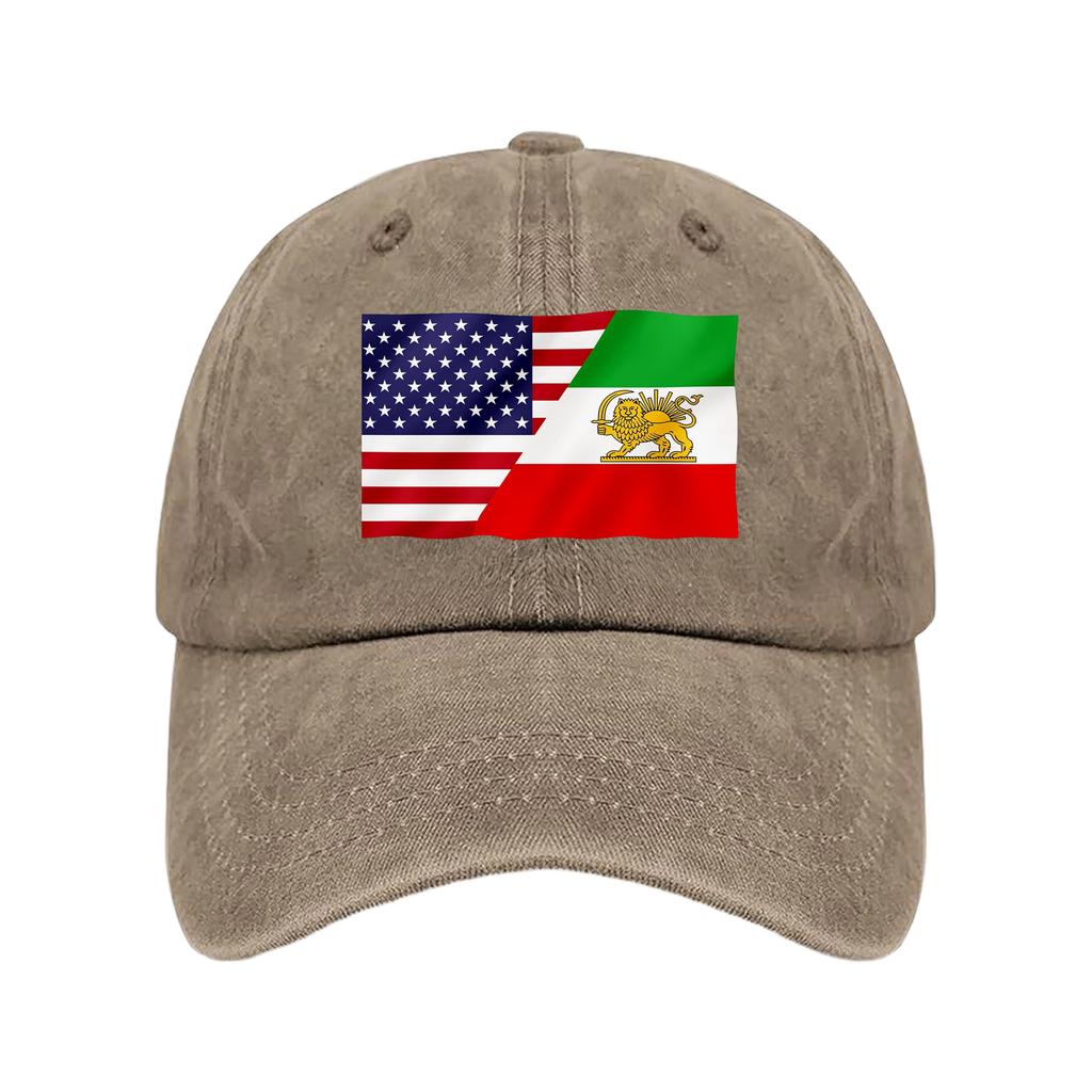 Fashion Print Baseball Cap, Fabric, Unique Design, Cross-border DirectShipping, In-stock & Ready To Ship