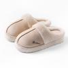 New cotton slippers autumn and winter warm and velvet thick-soled indoor home bag head couple fluffy slippers shoes