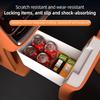 For AITO M8 5/6Seat 2025 2026 Center Armrest Second Row Fridge Storage Hidden Box Silicone Protective Mats Cup Holder Organizer