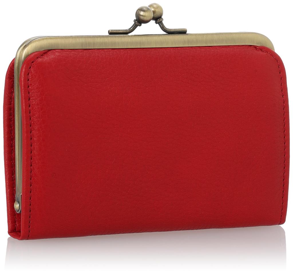 PEANUTS Gentle Dog Portemonnaie mit Krötenmaul, langes Portemonnaie, Münzbörse, Geldscheinbörse, Snoopy, echtes Leder, leichtes Rindsleder, inländisches Made in Japan, Rot