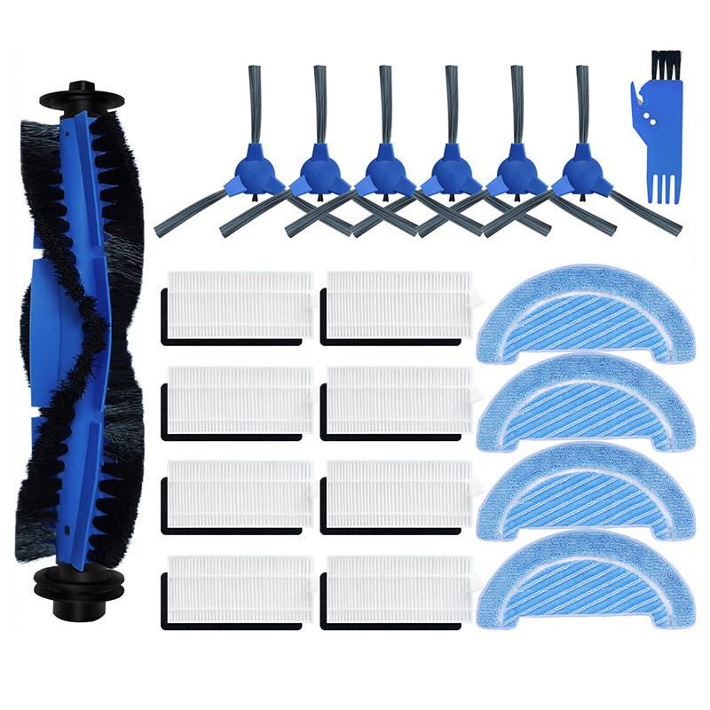 Compatible for Cecotec Conga 1090 1790 Titanium Ultra Robot Vacuum Spare Parts Accessories Main Side Brush Hepa Filter Mop Rag