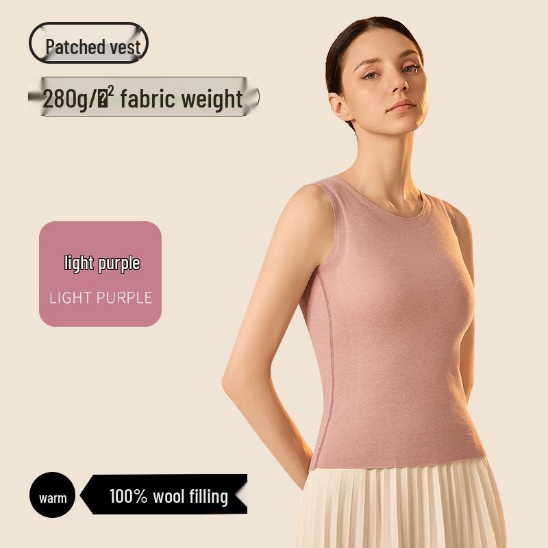 

Унисекс Бесшовный Тонкий Жилет из Шерсти - Антибактериальный, Пескоструйный, и Теплый для Осени и Зимы XL (160-165cm, 120-135 jin)