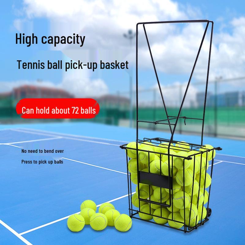 Portable Tennis Ball Picker & Storage Cart