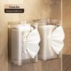 Bayipin Wall-Mounted Transparent Tissue & Face Towel Holder