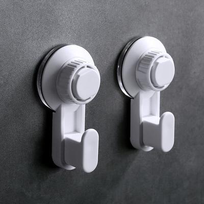 1PC Strong Suction Cup Vacuum Hook Self Adhesive Door Wall Hanger Hook Key Holder Heavy Load Rack Bathroom Kitchen Hanging Hook