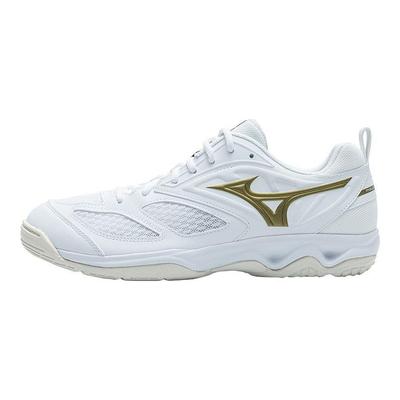 Dynablitz Serie Einfach Bequem Stoßdämpfung Rutschfest Langlebig Niedrig geschnitten Volleyballschuhe Unisex Sneaker Weiß Platin V1GA212158