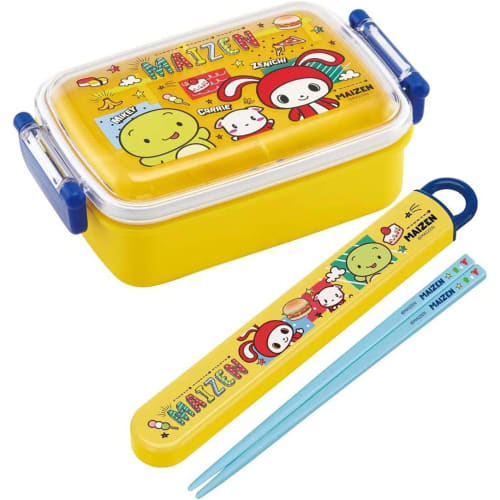 Skater Children's Chopsticks and Chopstick Case Set, 16.5cm, for Lunch Boxes, Antibacterial, Easy-Opening Sliding Design, Made in Japan, for Boys and