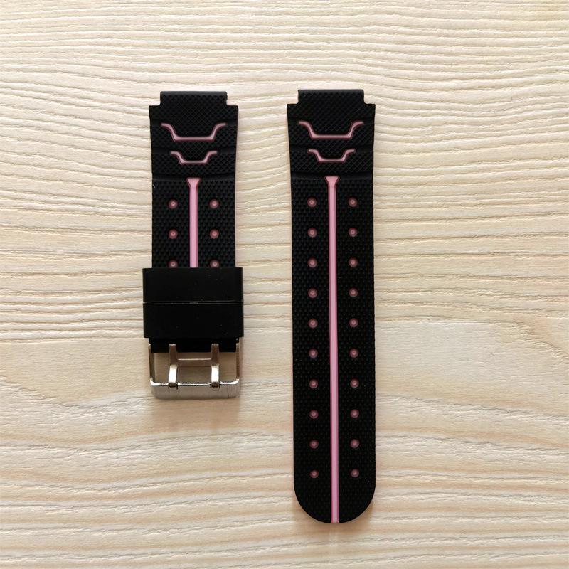 Kids' Silicone Smartwatch Strap, Universal Y-Shaped, Two-Color, 16mm Interface