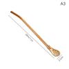 Reusable Straws Metal Stainless Steel Drinking Straw Milk Drinkware Creative Mixing Spoon Milk Tea Coffee Bar Party Accessories