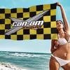 Can-Am Spyder Logo Microfiber Blanket Quick Drying Beach Towels Oversized Printing Super Absorbent Pool Towel Blanket