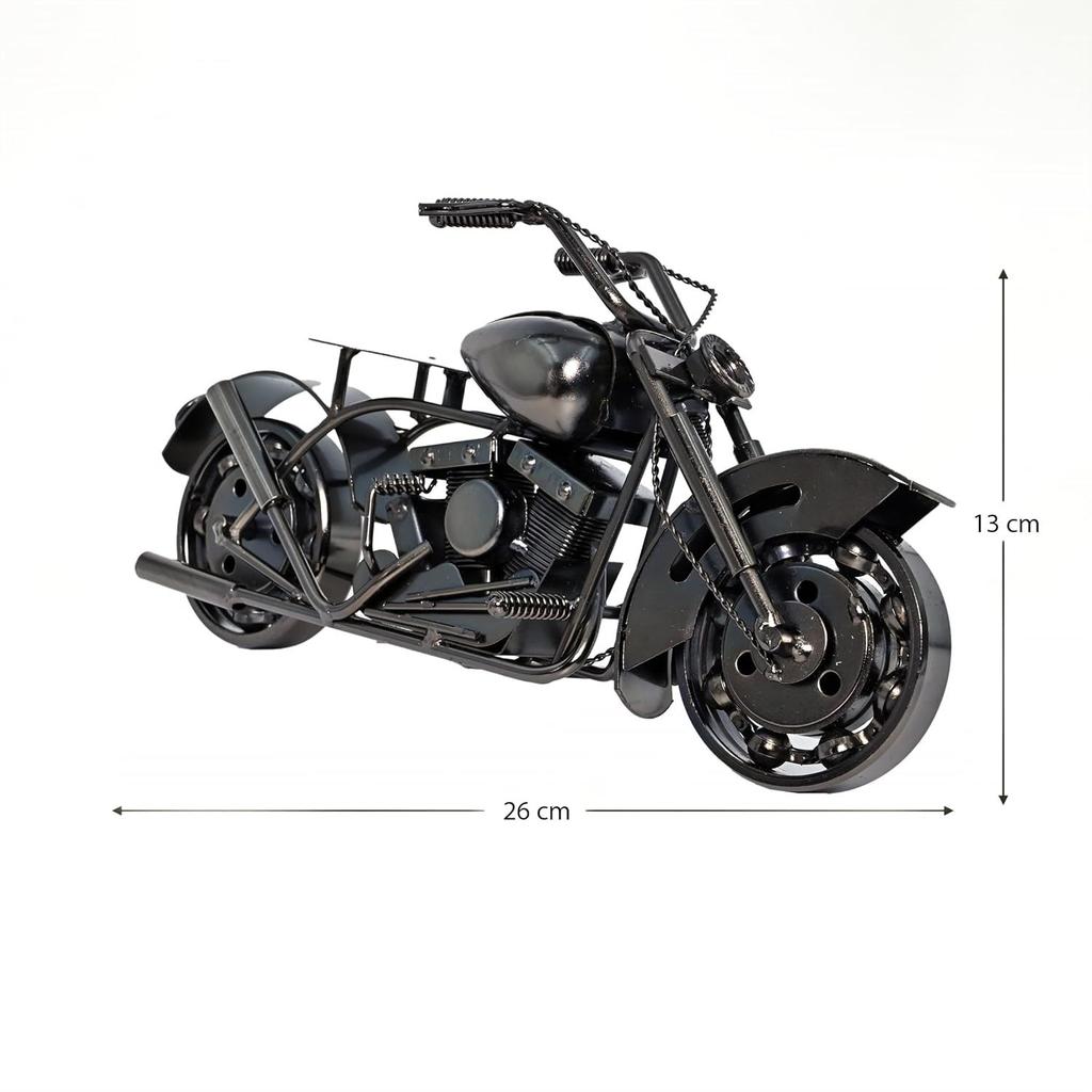 Motorcycle Gifts for Men Unique, Birthday Gifts for Men & Women Riders, Vintage Home Office Decor, Scrap Metal Motorcycle Art