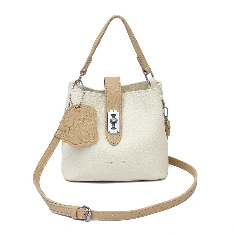 

Городская Простая и Модная Одноплечевая Сумка-кроссбоди Ручная Сумка-ведро кофейный