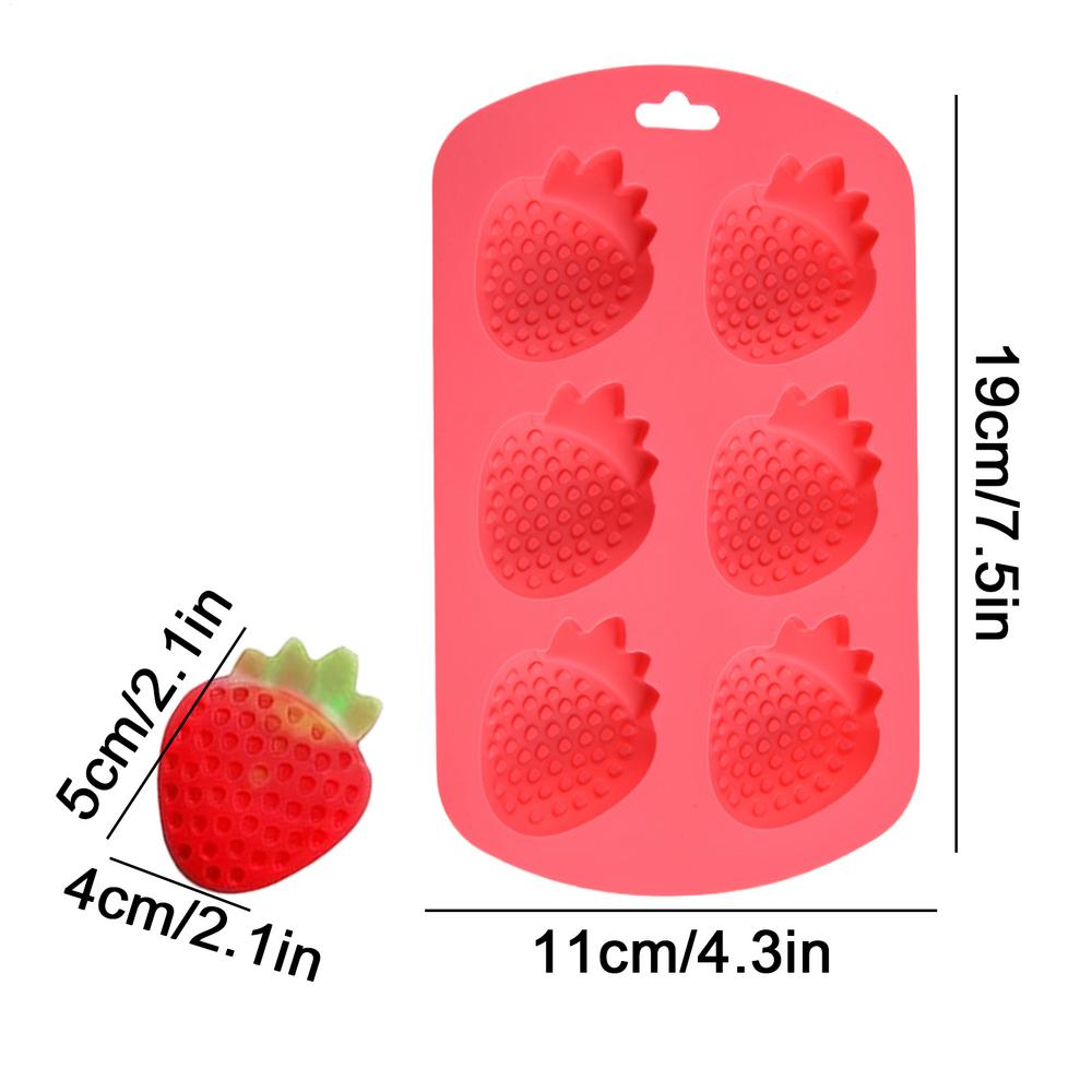 Fruit Shape Chocolate Candy Molds Silicone Ice Mold Non-Stick Watermelon/ lemon/ strawberry/ pineapple pattern candy Molds