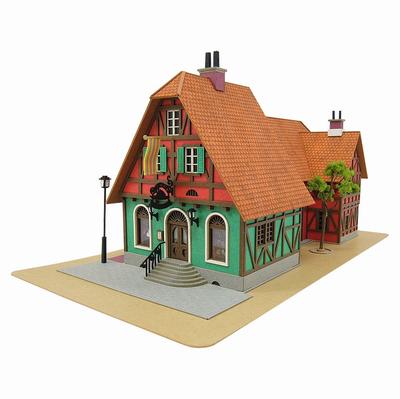 Sankei Miniatur-Kunst-Set Riesige Sitzsäcke Studio Ghibli Serie Das wandelnde Schloss Hutladen Maßstab Papierbasteln Howls Hutmacher 1/150 MK07-03