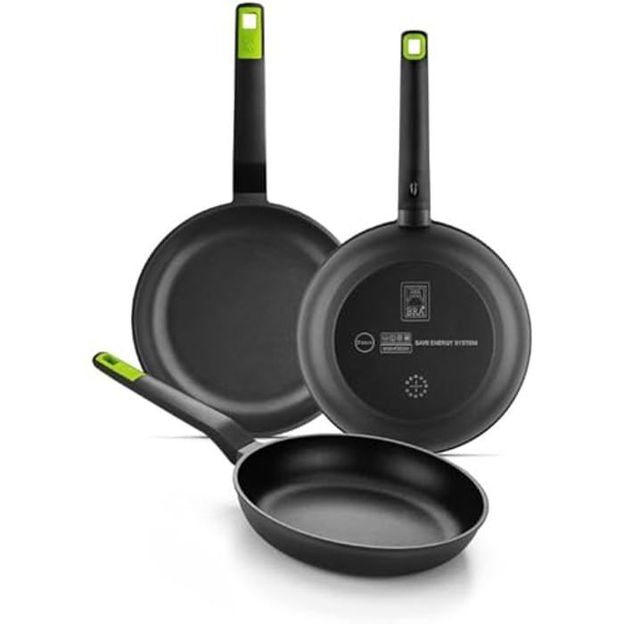 Set 3 POÊLES BRA A841201 GASTRO 18-22-26