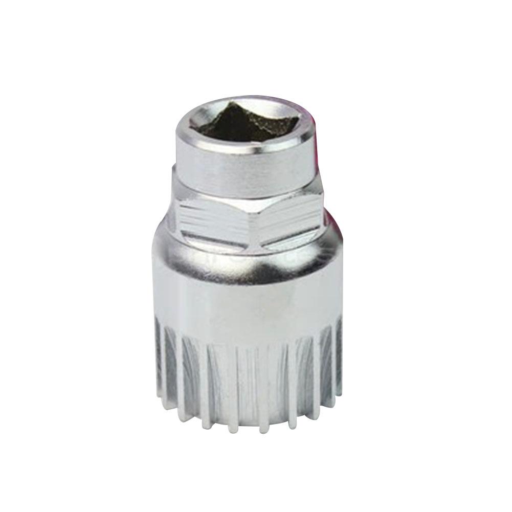 Bicycle Centre Shaft Socket Bike Repair Maintaining Tool for Installing Detaching Centre Shaft silver #1