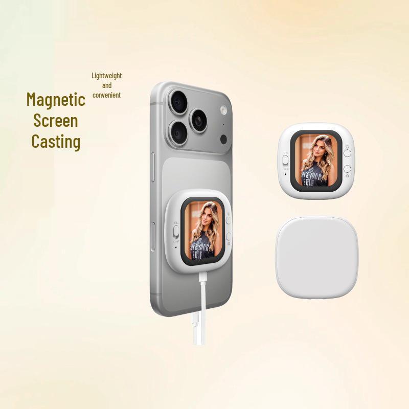 Compact Cross-Border Mobile Phone Selfie Display with Rear Camera Connection