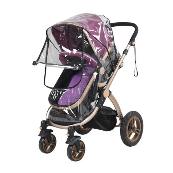 Stroller Rain Cover Waterproof Windproof Breathable Dust Snow Rain Protection Stroller Travel