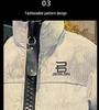 Winter Youth Boys' Thick Cotton Jacket - Junior High Style for Big Kids