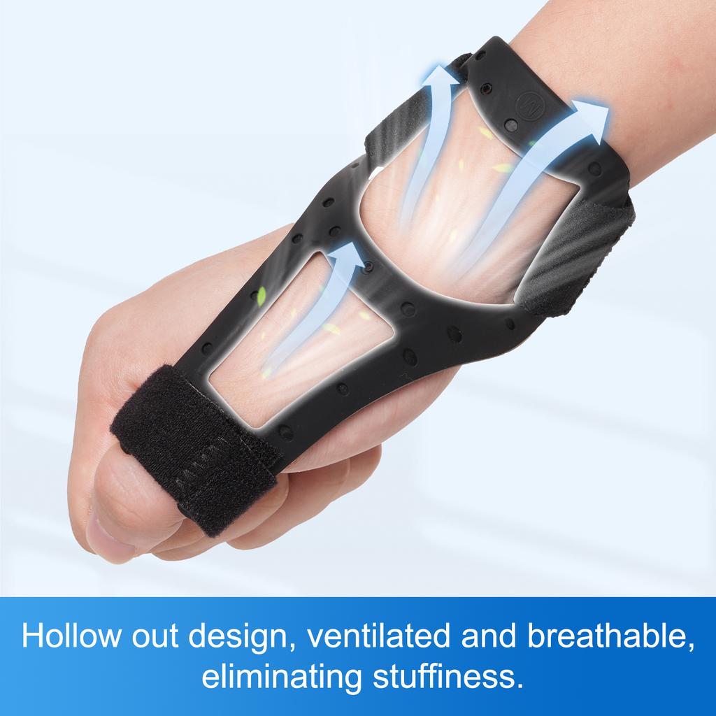 Durable And Safe Velpeau Waterproof Thumb Brace Semi-Rigid Silicone Thumb Splint For De Quervains Tenosynovitis Arthritis Pain And Tendonitis