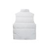 Anta Gilet Senza Maniche in Pile Monocolore con Cerniera Nascosta e Collo Alto da Uomo Bianco 952238901-1