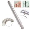 Fashion Accessories Metal Ring Sizer Guage Mandrel Finger Sizing Measure Stick Standard Tool Jewelry Equipments Accessories