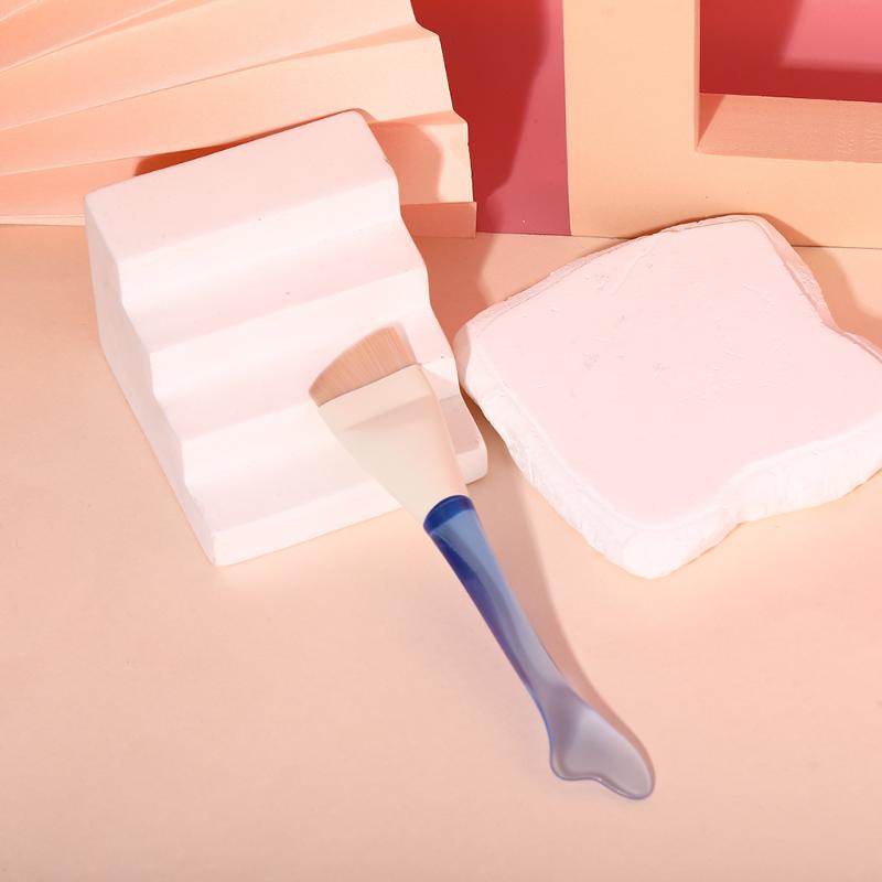 

Ультратонкая кисть для тональной основы Легкая и тонкая кисть для контура лица Плоская кисть для контура Кисти для растушевки тонального крема для макияжа синий