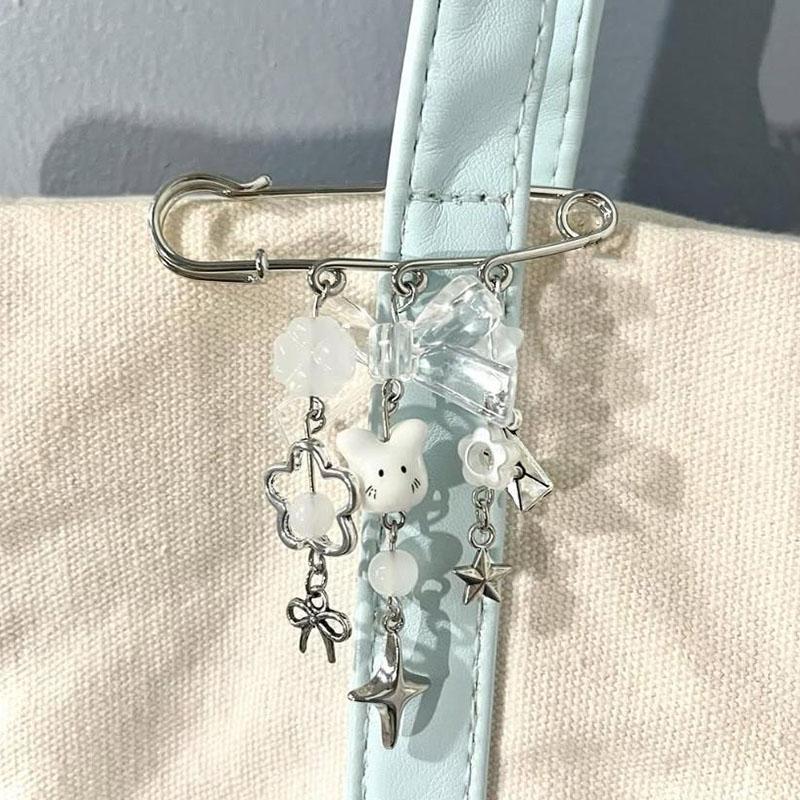 stars brooch cake Charm safety Pin charms Y2K Handmade