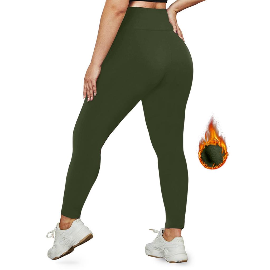 Women's Plus Size Color Butt Lifting Workout Leggings