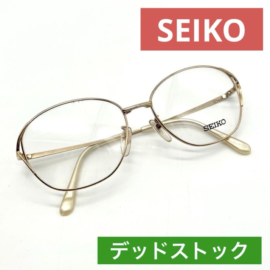

[USED] Seiko eyeglasses, eyeglass frames, old vintage fashion glasses, logo