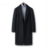 Heren Wol Wolnen Jas Winter Koreaanse Versie Casual Middel- en Lange Jas Verdikt Veelzijdige Pak Trenchcoat Heren