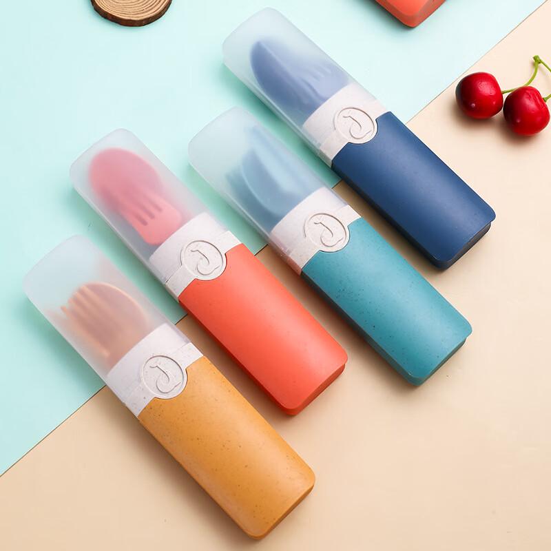 Wheat Straw Portable Cutlery Set