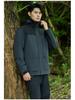 Unisex Winter Hooded Waterproof Windproof Three-in-One Mountaineering Jacket