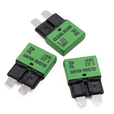 Gloaso E37 30A Auto Reset Fuse Circuit Breaker DC ATO/ATC Low Profile -