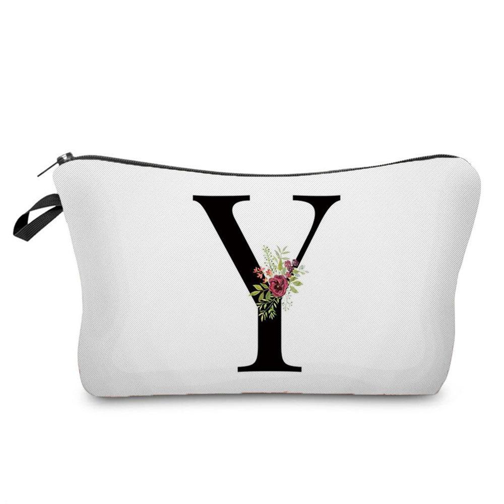 Women Letter Print Cosmetic Bag Toiletries Organize Travel Storage Case  6423 KTB