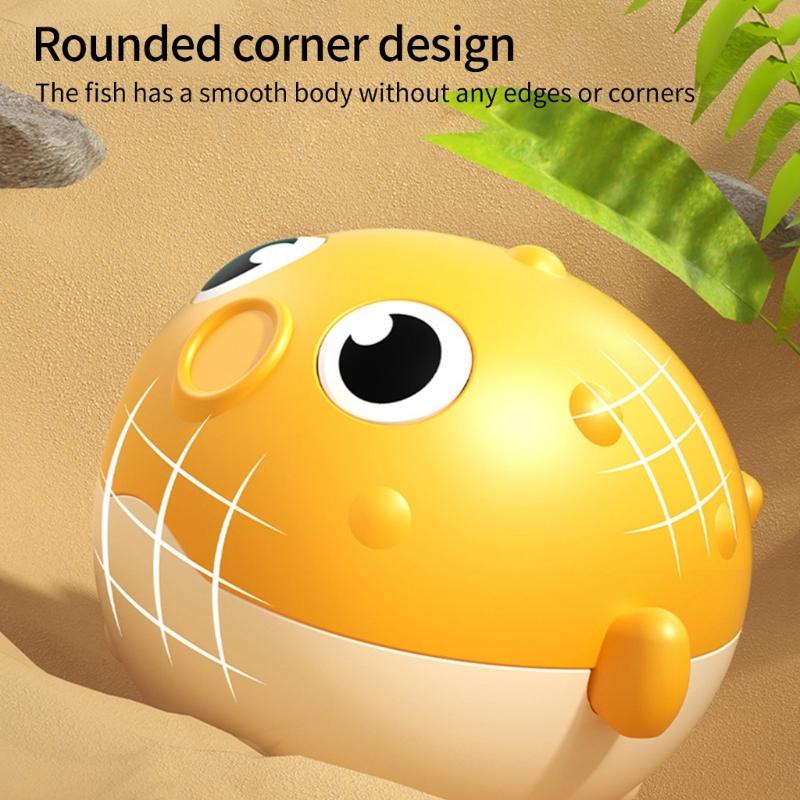 Interactive Light Up Bath Time Fishing Game with Model Fish Toy and Magnetic Fishing Rod Safe Bathtub Toy For Toddler