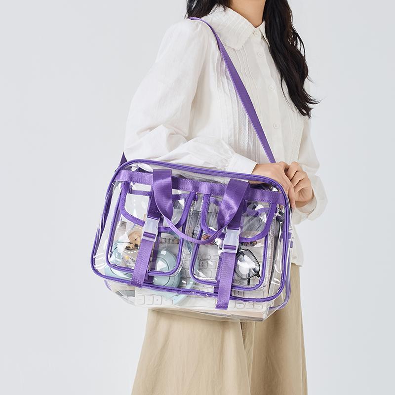 Transparent Travel Bag Women's Large Capacity Yoga Bag Swimming Bag