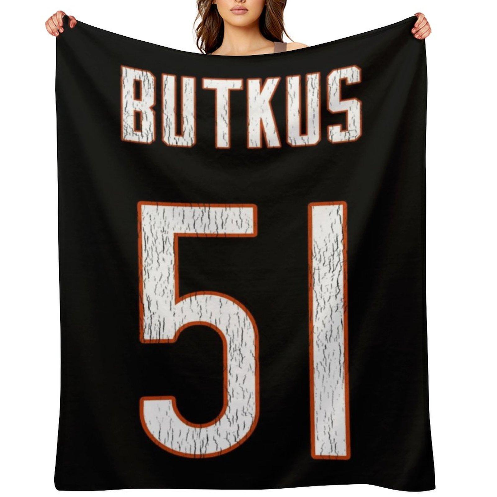 Dick Butkus Throw Blanket Hairys Blankets For Sofas Fashion Sofas Decorative Throw Blankets 30x40in