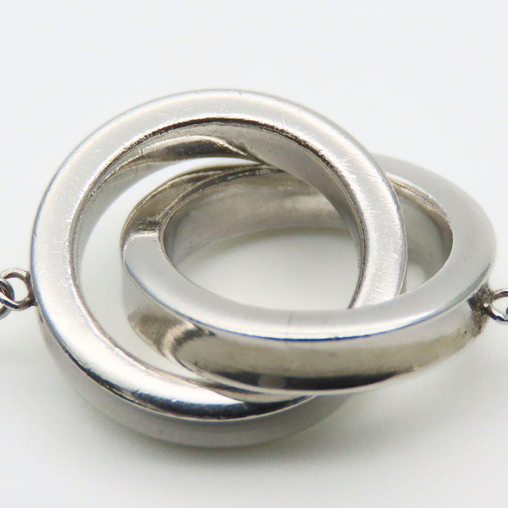 Used TIFFANY&Co. Necklace 1837 Interlocking Circle Silver925 5.0g Silver Accessories