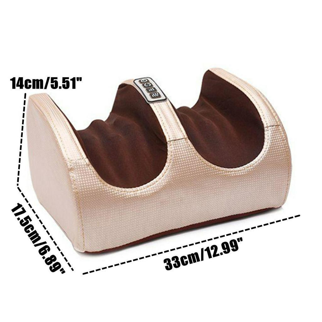 Shiatsu Kneading Roller Vibrator Machine Reflexology Calf Leg Pain Relief Foot Massager Electric Heating Foot Leg Massager
