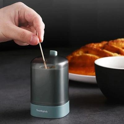 Zahnstocherbox Kreativ Automatisch Pop-up Zuhause Wohnzimmer Gedrückte Zahnstocherkassette Dose Tragbare Zahnstocherkassette