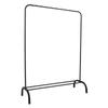 Garment Rack Floor Standing Clothes Hanging Rack with Bottom Metal Shelf for Clothes Hats Scarves Bags