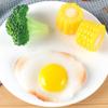 Cooking Toys Simulation Kitchen Toy Pretend Play Fake Food Toys Poached Egg Fake Fried Eggs  Girls