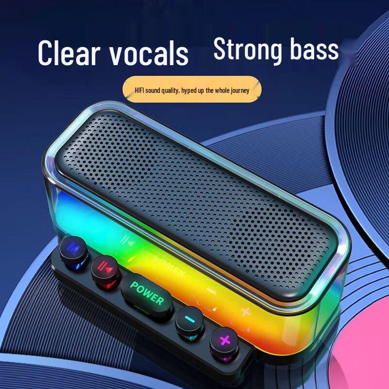 Z6 RGB Punk Bluetooth E-sports Speakers: High-Quality Sound with Subwoofer & Atmosphere Lights for Desktop