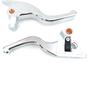 Clutch Brake Levers Set for Harley Softail Breakout Deluxe Low Rider Street Bob (Chrome)