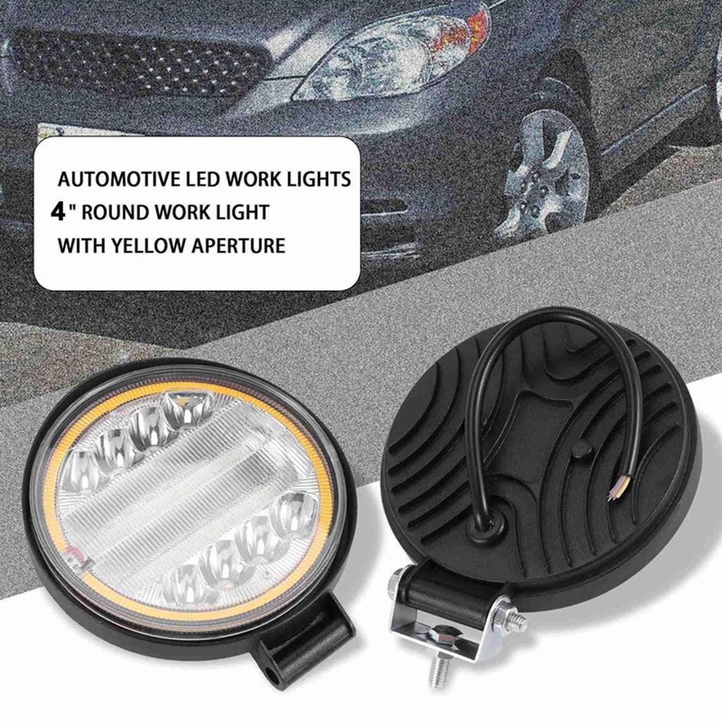 2pcs Offroad Spots Flood Combo Beam Modification Accessory LED Work Light Spots Flood Light Driving Fog Lamp Waterproof