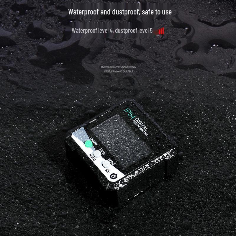 High-Precision Digital Inclinometer with Magnetic Angle Meter and Spirit Level