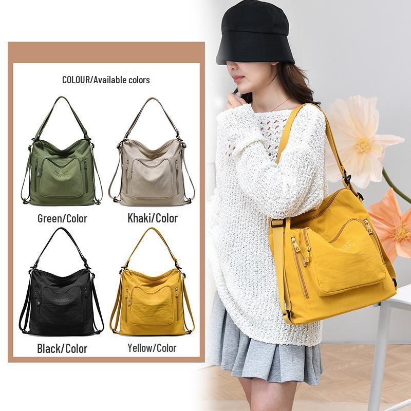 2025 Japan & South Korea Fashion Women's Large Capacity Crossbody Shoulder Bag & Casual College Backpack
